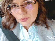 she swallows my cum in a changing room while I control her lovense vibrator 3/16