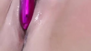 Try out my new bullet vibrator my pussy so wet