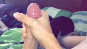 Straight Best friend shooting a massive load