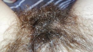 Extreme close up on my huge pulsating clit 