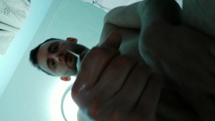 College boy Cums before class 