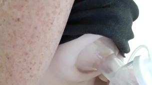 Pumping my milky boobs