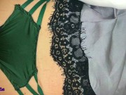 Woke up my Molly and Came on Her New Green Panties 3/16