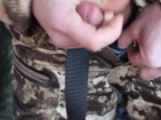 Jerking off in the deer blind 11/16