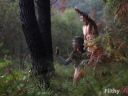 Voyeur SEX in the Forest and RAIN 16/16