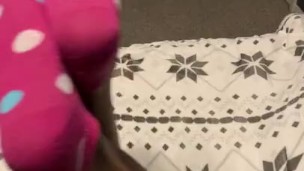 Teen shows socks close up pov ASMR