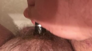 MTF manpussy pussy toying with cum