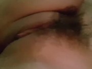 Pinay love to rub pussy before going to bed