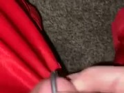 Rubbing his Tiny Caged Dick - Screenshot 2 of 16 - Chastity Cage