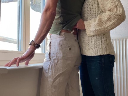 Perfekter Rimjob und Blowjob - Freund spritzt ihr ins Gesicht