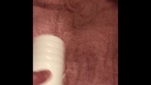 Sallyballs9 - bwc and a male masturbator...will it fit?
