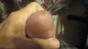 Playing with my Fat Cock Head