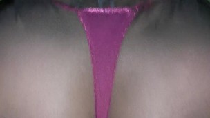 Muestra sus tetas y luego la follo rico, con sus tanga rosada y lencería!