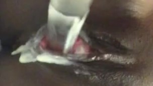 Fucking my creamy pussy 