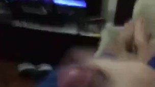 Firts cum at home