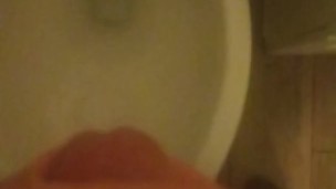 Big cock gets jerked till cum splats everywhere 