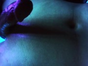 Neon Fairy~ Aching Trap Cock finally releases~ uwu