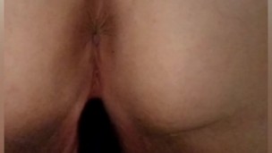 Tight Pussy Barely fits Dildo