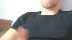 I cum in sock in bed