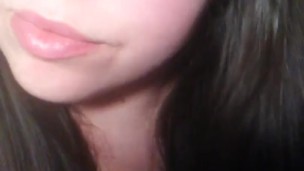 Asmr long dark hair fetish