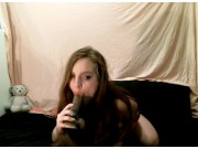 Bikini Teen Plays With Butt Plug and Dildo 5/16