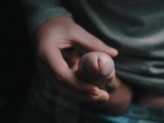 White uncut dick pulsating cum in 4K 12/16