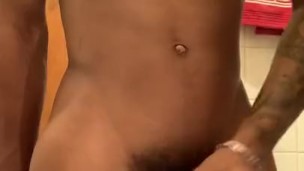 Girthy black dick