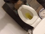 Her Winking Asshole In The Mens Room 11/16