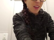 Her Winking Asshole In The Mens Room 14/16