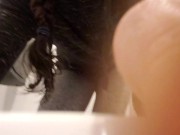 Her Winking Asshole In The Mens Room 2/16