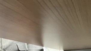 Under the desk work office wank masturbating public secret