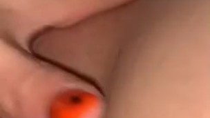 Fingering myself to squirt on Snapchat 