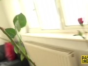 Tied up and gagged submissive fucked 6/16