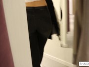Risky Blowjob in the Dressing Room - Amateur Teen Shaiden Rogue 3/16