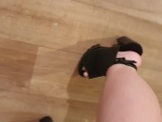 Heels walking feet