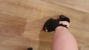 Heels walking feet