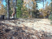 was spying on a girl masturbating in the forest 1/16