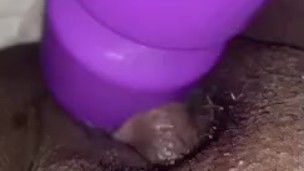Girl fucks herself with hitachi 