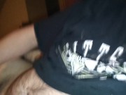 Huge cum from Gas station sex pill