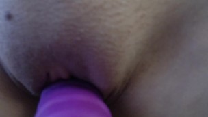 POV Dildo Rubbing My Pussy On A Dildo And Cumming ( TOP View )