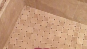 Teen Chastity  Locked and Wet in the Shower