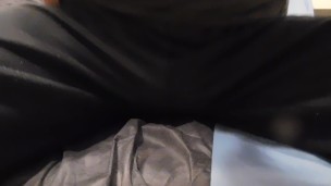 insert of catheter, clothing dipaer a tracksuit - peeing without control