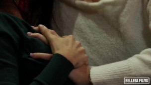 BellesaFilms - Avi grinding her wet pussy with her professor Shyla 