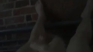 Twink boy cums 