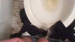 Tightly Twisting Around My Own Genitals as I Stand Up Pissing