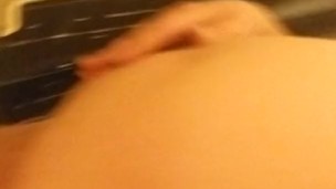 Sucking Daddy and touching kitty