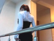 Ass to mouth with sexy secretary after work.Cum on glasses 3/16