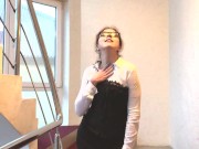 Ass to mouth with sexy secretary after work.Cum on glasses 4/16