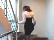 Ass to mouth with sexy secretary after work.Cum on glasses 5/16