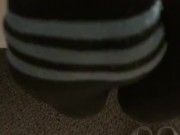 Teen feet up close ASMR 